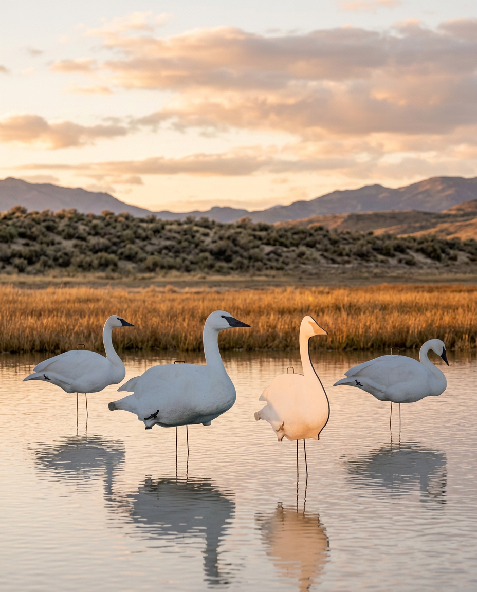 Swan Decoys